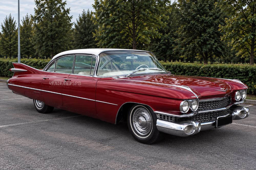 Cadillac Deville (седан красный)