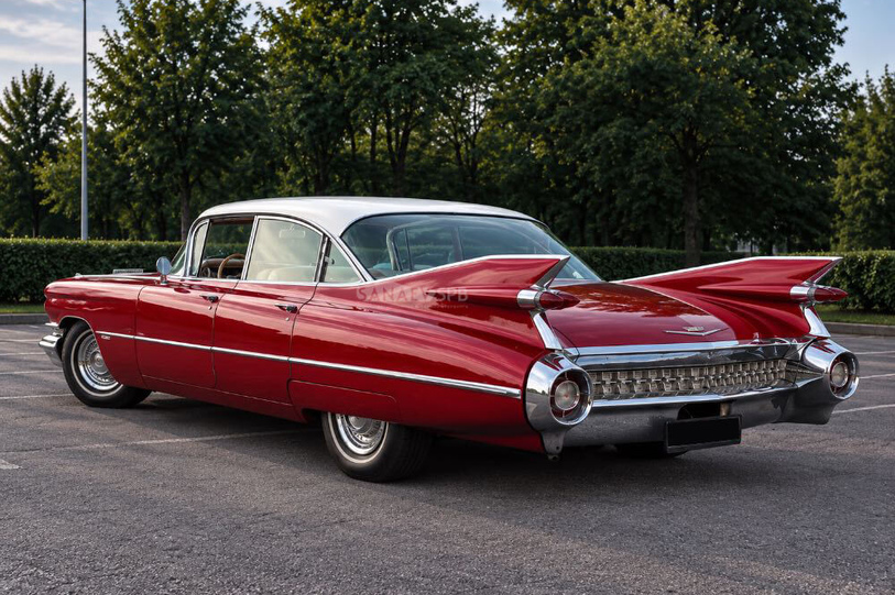 Cadillac Deville (седан красный)