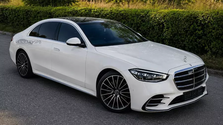 Мерседес W223 (белый)