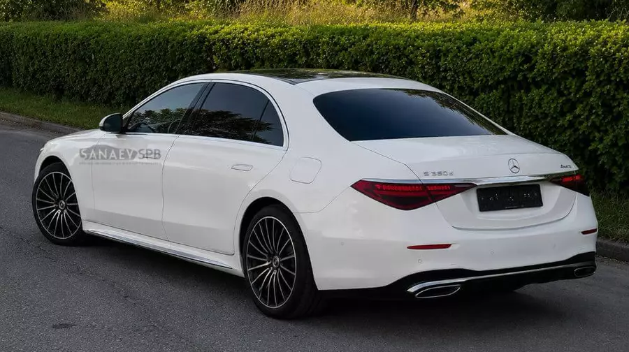 Мерседес W223 (белый)