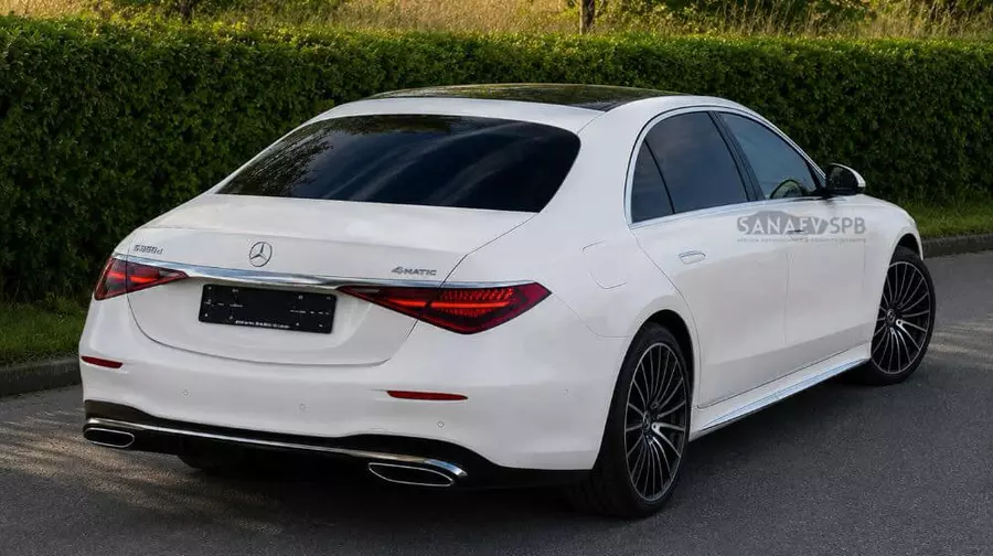 Мерседес W223 (белый)